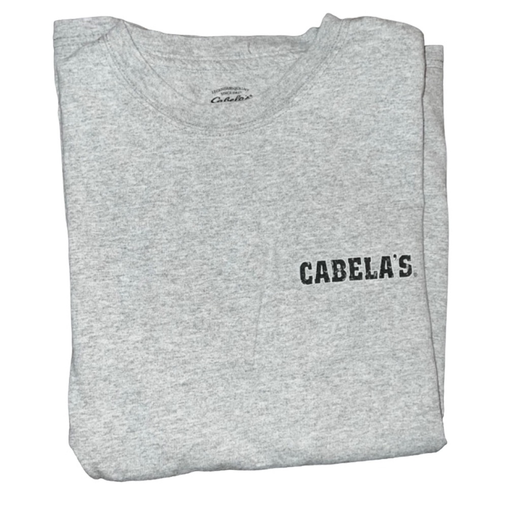 Cabelas T Shirt With Cool Back Graphic